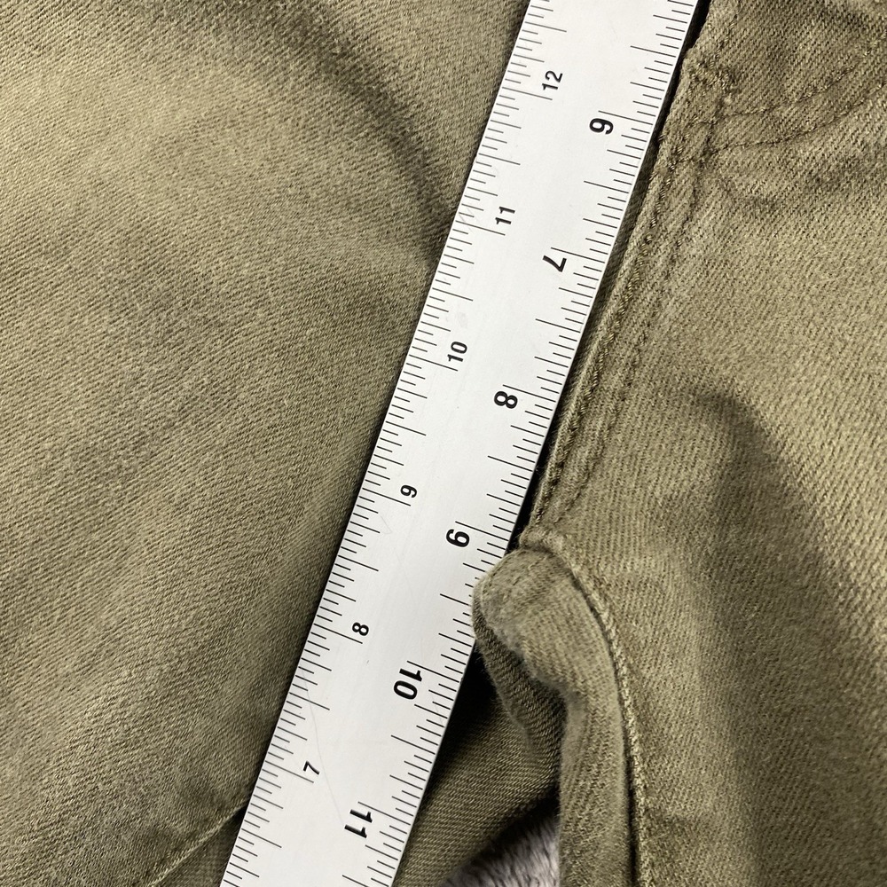 Levis Mid Rise Skinny Jeans Womens 6M 28x28 Olive Green Pants Mid Rise - Picture 6 of 15